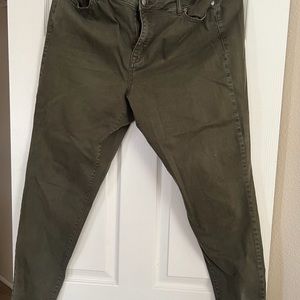 Dark Olive Jeans